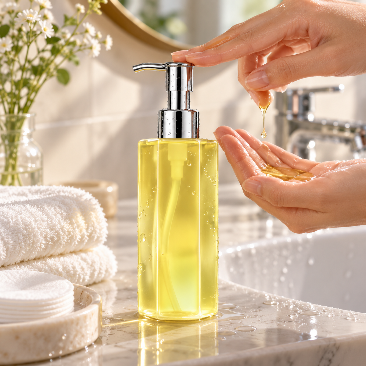 🫧 Makeup Remover | Silky Oil | Vanity | Her | Golden Glow