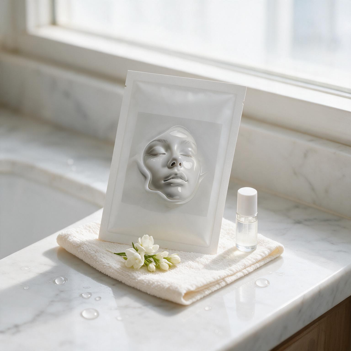 💧 Facial Mask | Soft Sheet | Spa Her Dewy Glow