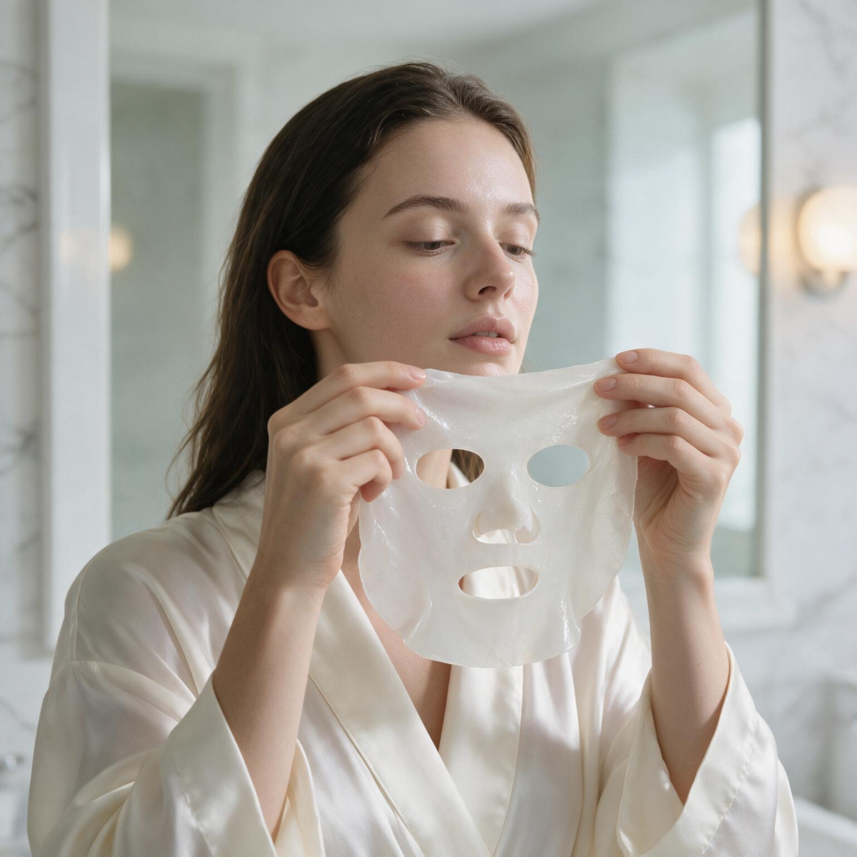 💧 Facial Mask | Soft Sheet | Spa Her Dewy Glow