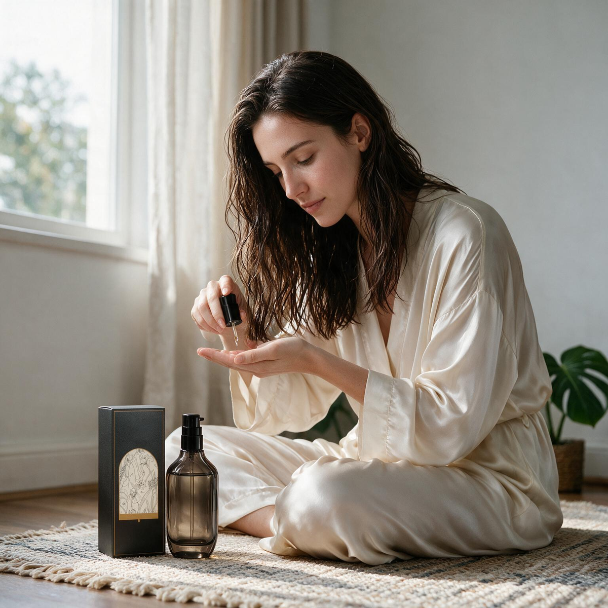 🖤 Hair Oil | Silky Serum | Evening Her Mirror Shine